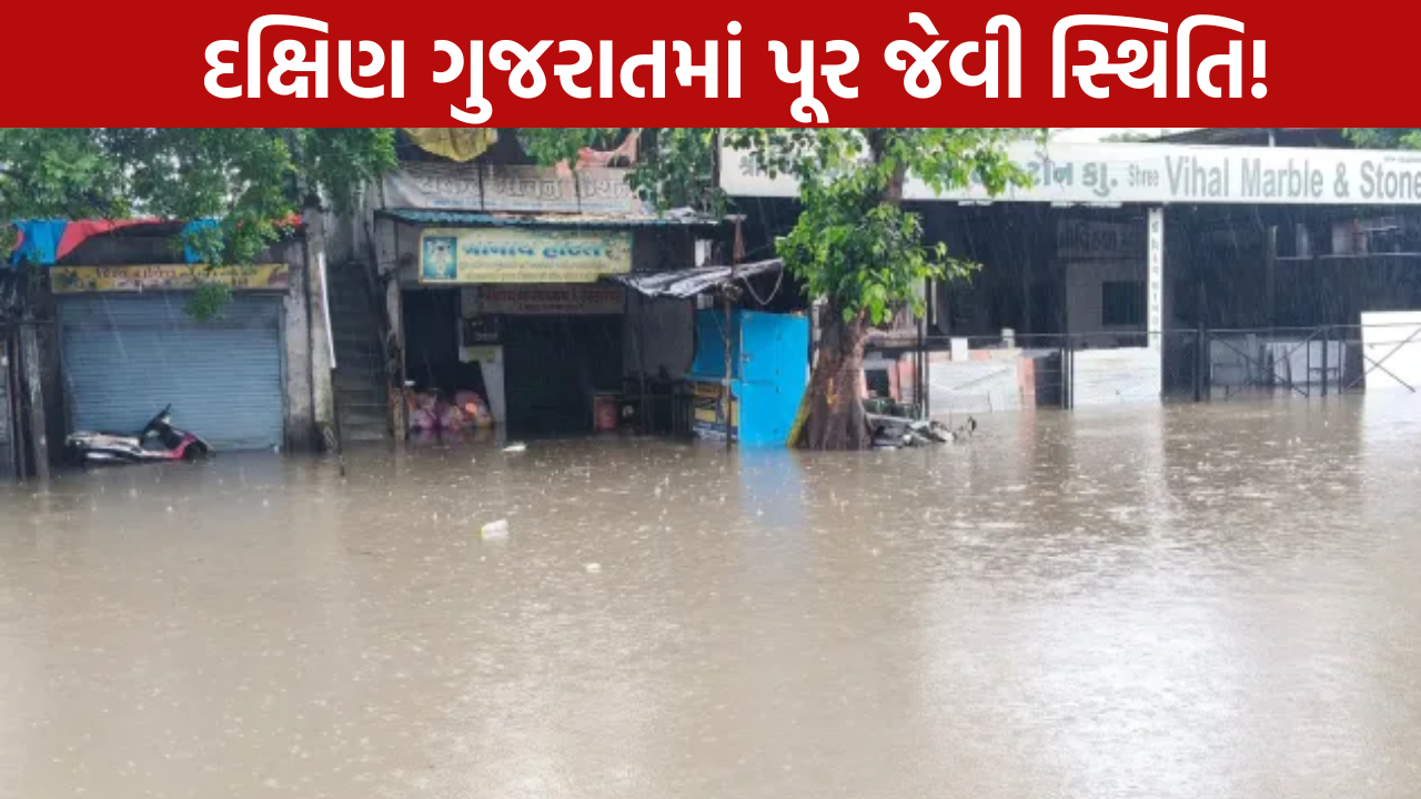 Valsad Heavy Rain: હર્ષ સંઘવી પહોંચ્યા મેદાને