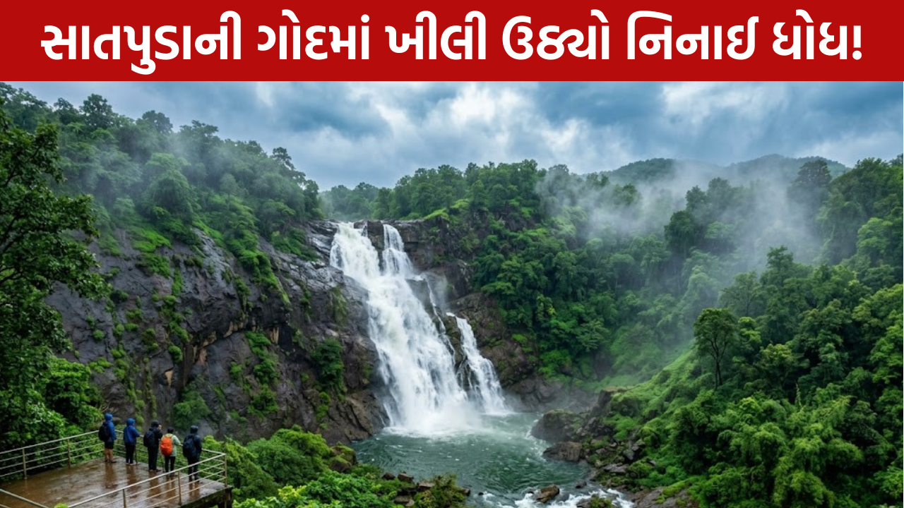 Ninai Waterfall: ચોમાસાની મેહરથી ખીલી ઉઠ્યો