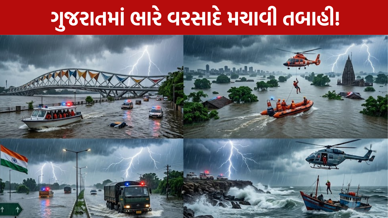 Gujarat Flood Update: જિલ્લાઓમાં પૂર જેવી સ્થિતિ