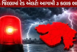 Red alert in 16 districts of Gujarat.