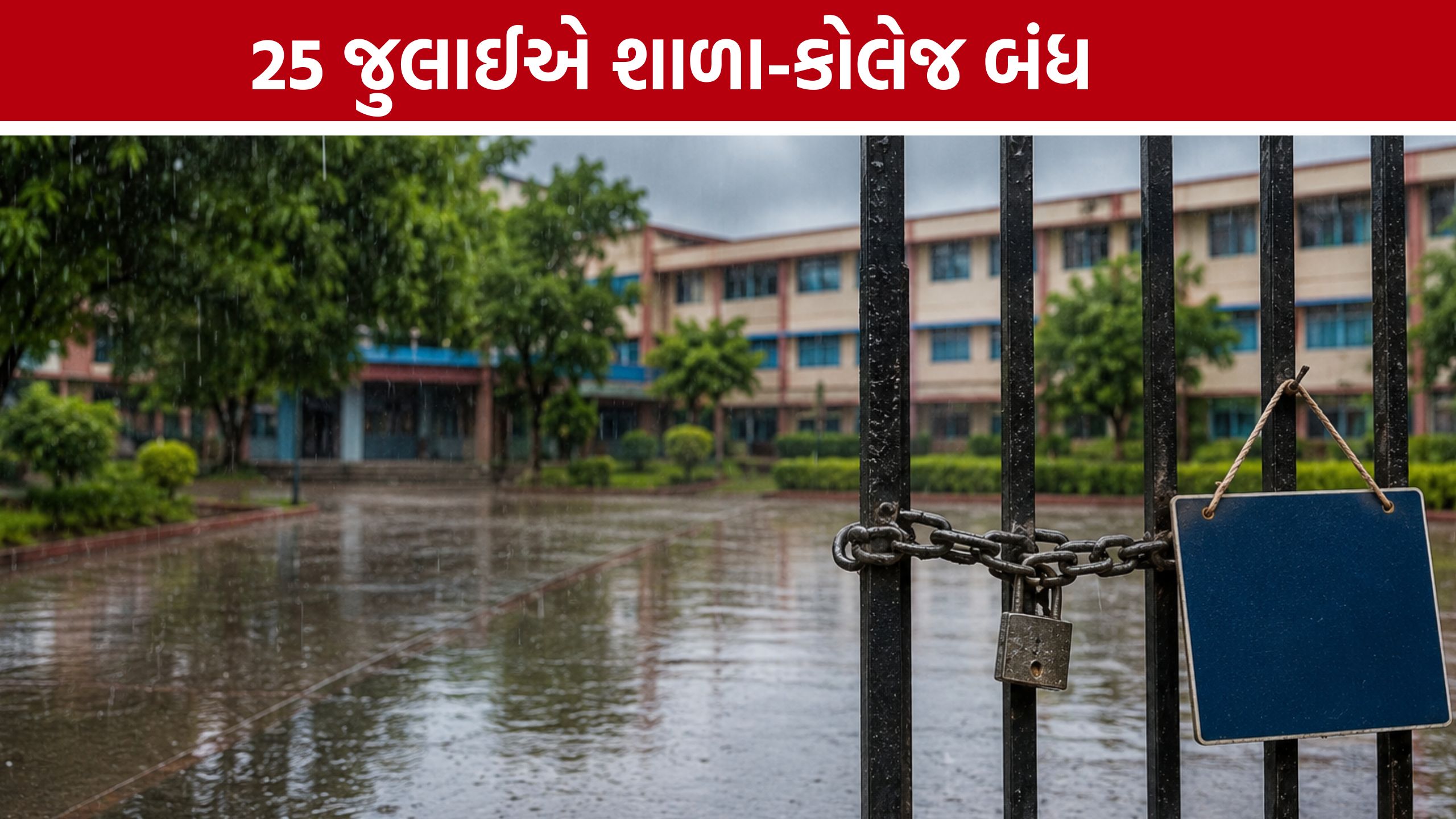 School Closed Ahmedabad: વિદ્યાર્થીઓ માટે મોટા સમાચાર, 25 જુલાઈએ શાળા-કોલેજોમાં રજા
