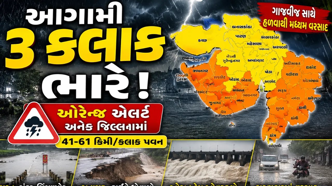 Torrential rain in Gujarat