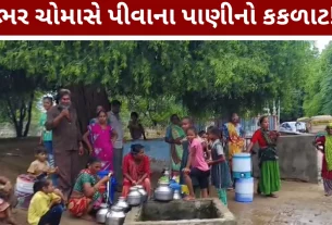 Water problem in Untva village of Kadi.