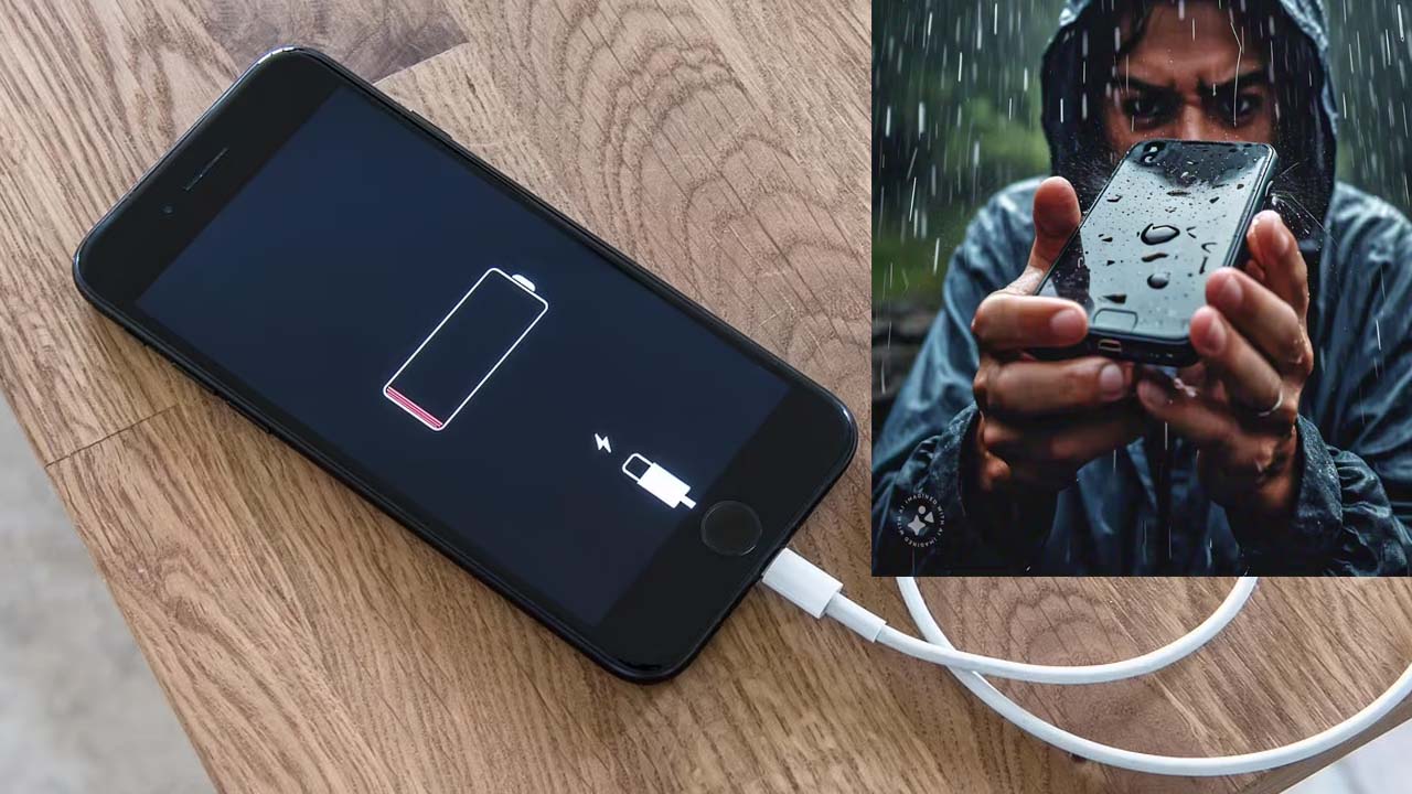 Smartphone Safety During Rain
