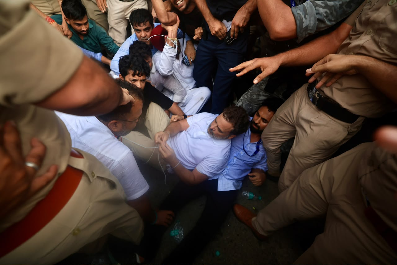 Congress Parliament Protest:  રાહુલ ગાંધીની અટકાયત