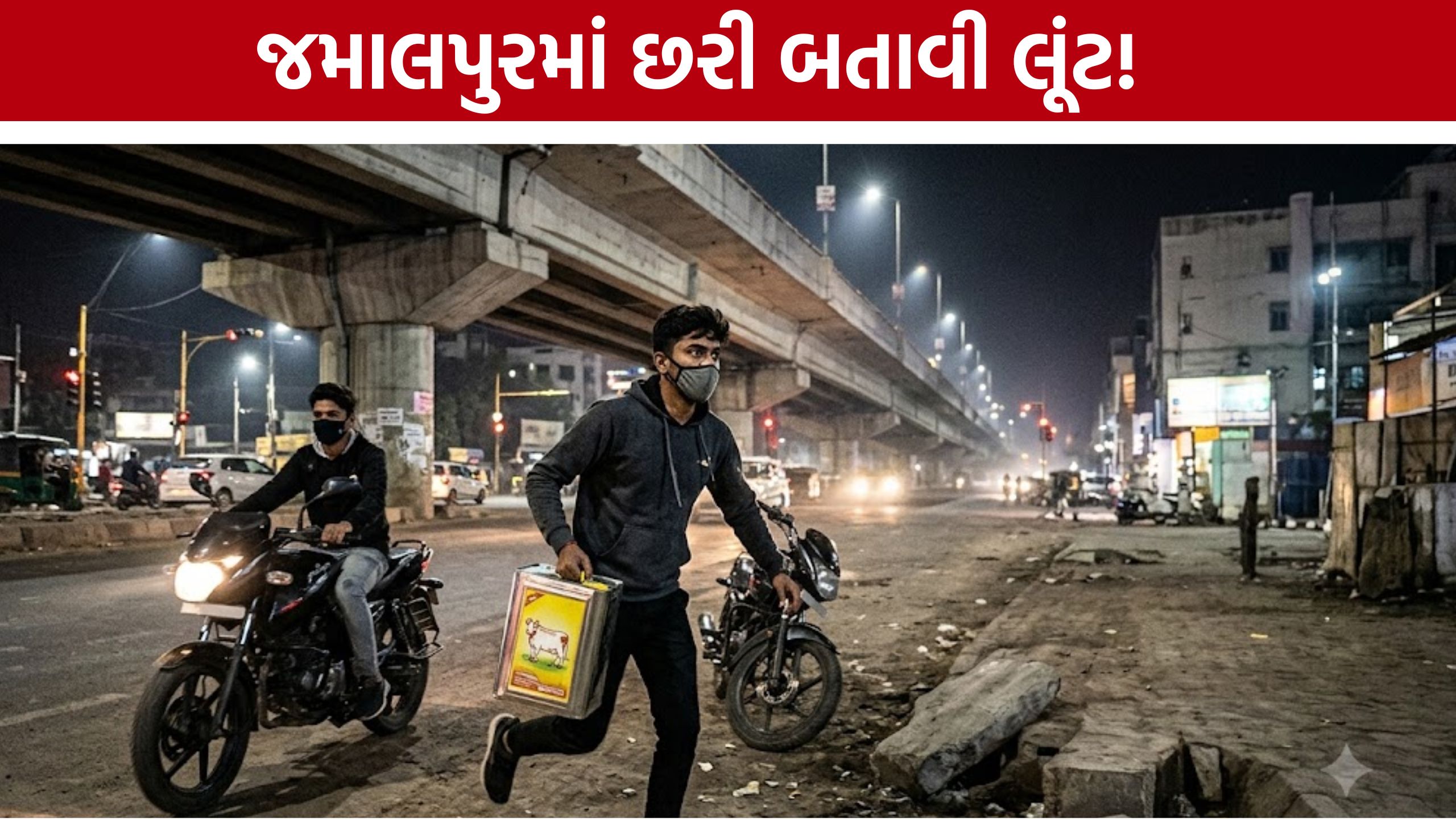Jamalpur Bridge Robbery: બોલેરો પીકઅપમાંથી સિંગતેલના ડબ્બા લઈ ગયા શખ્સો