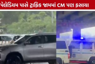 Ahmedabad Heavy Rain: ભારે વરસાદે અમદાવાદને થંભાવ્યું, SG હાઇવે પર ટ્રાફિક જામ