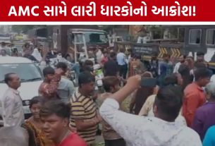 AMC Encroachment Drive: રતનબા કેનાલ પાસે દબાણ દૂર કરવા ગયેલી AMC ટીમનો વિરોધ