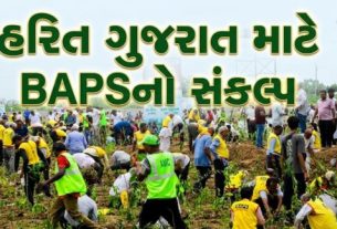 અમદાવાદ (Ahmedabad)ના ભાડજ ખાતે રવિવારે સવારે 8:00 થી 12:00 દરમિયાન '5 મિલિયન ટ્રી પ્રોજેક્ટ' અંતર્ગત વિશાળ વૃક્ષારોપણ (Tree Plantation)કાર્યક્રમ યોજાયો.