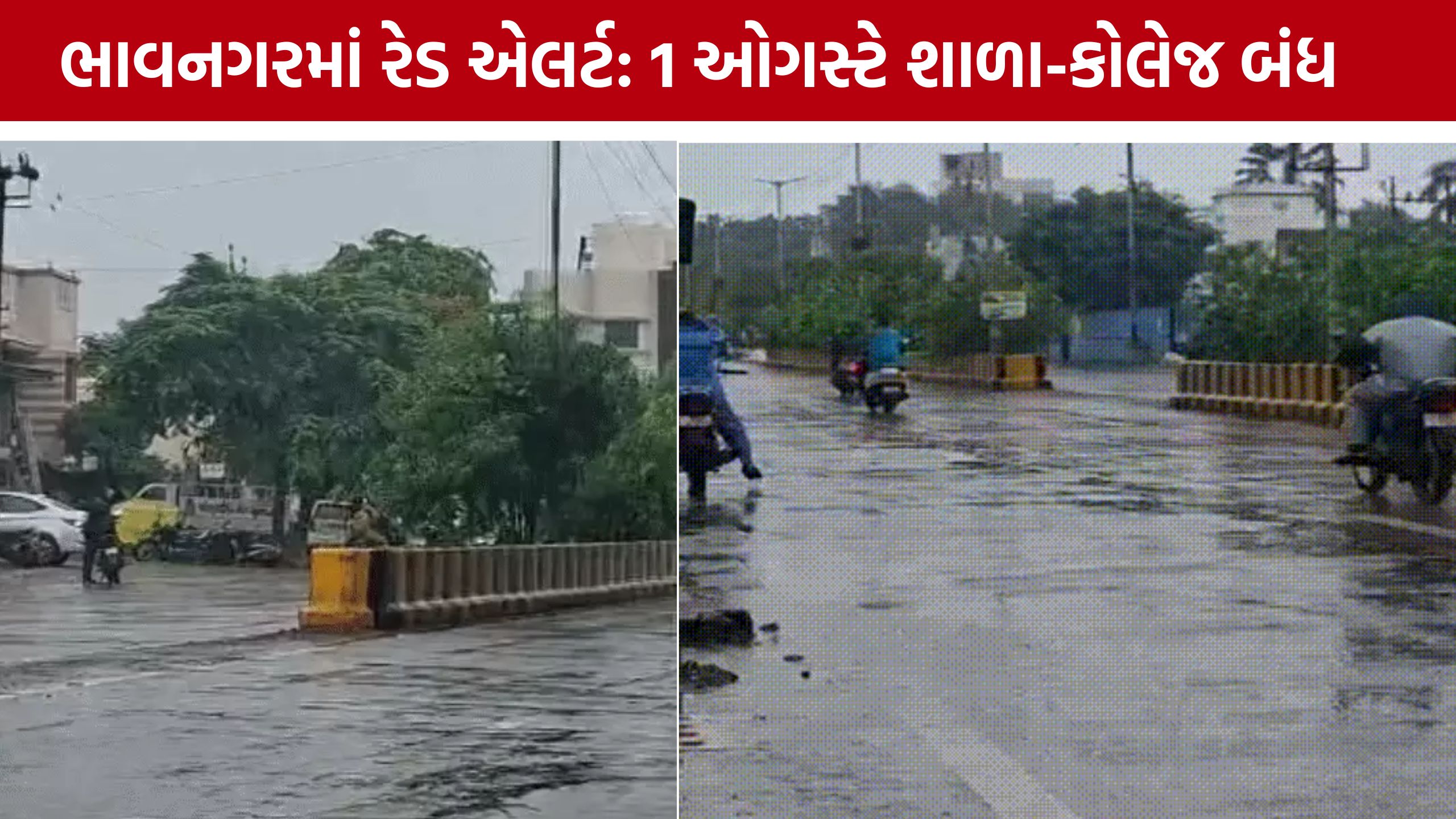 Bhavnagar Red Alert: ભારે વરસાદની આગાહી વચ્ચે ભાવનગર જિલ્લામાં સ્કૂલ-કોલેજો બંધ