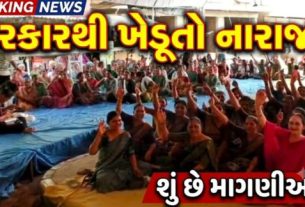 પોતાની વિવિધ પડતર માંગણીઓને લઈને છેલ્લા 19 દિવસથી આમરણાંત ઉપવાસ પર બેઠેલા ખેડૂતો (Farmers) સોમવારની રાત્રે પારણાં કરીને ઉપવાસ આંદોલનનો અંત લાવશે