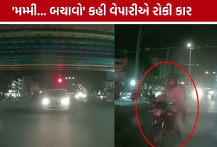 Vadodara Firing Video:બાઇક પર આવેલા ગમછાવાળા શૂટરે વેપારીને મારી ગોળી