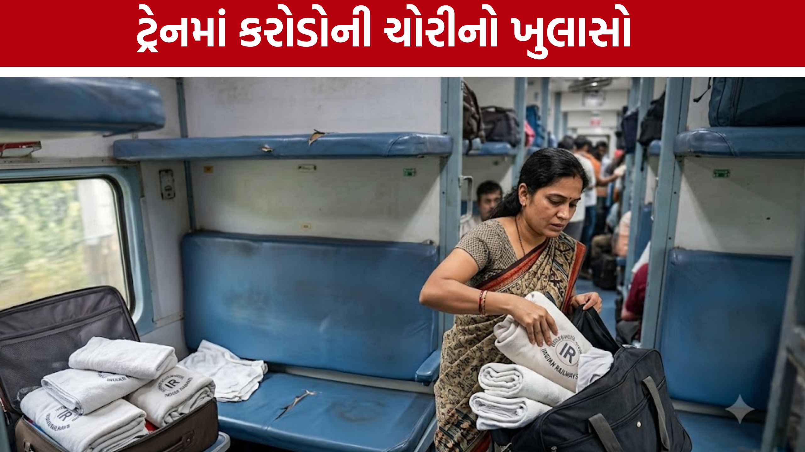 Indian Railway Bedroll Theft: RTIનો ખુલાસો: ટ્રેનમાંથી કરોડોના બેડરોલ ગાયબ, અમદાવાદ ટોપ-4માં