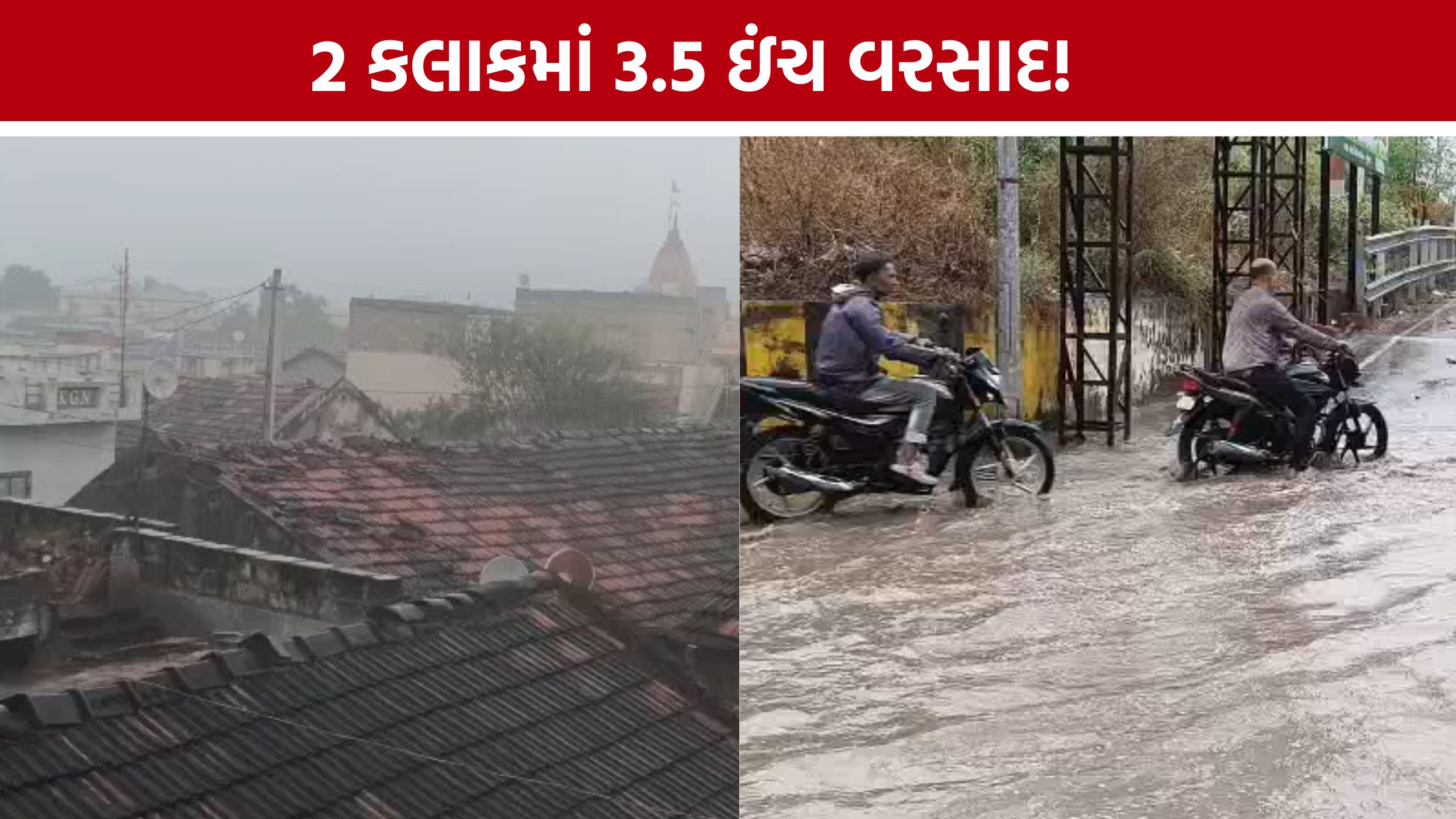 Bhesan Heavy Rain:જૂનાગઢમાં ધોધમાર વરસાદથી જનજીવન પ્રભાવિત