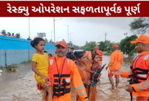 નવસારી (Navsari)ના ગણદેવી-અમલસાડમાં NDRF દ્વારા સફળ રેસ્ક્યુ ઓપરેશન (Rescue Operation)હાથ ધરાયું હતું