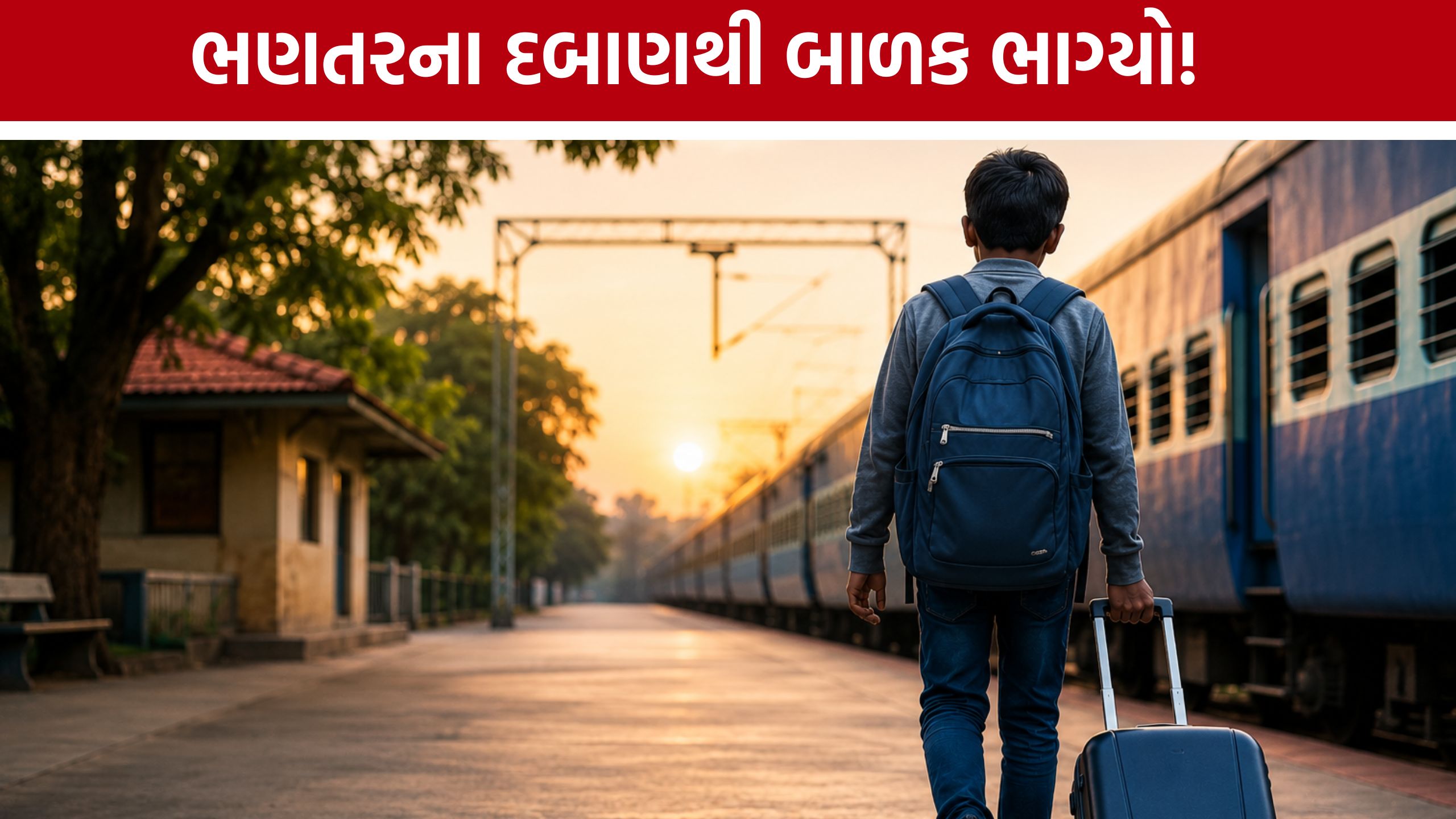 Surat Student Left Home: ભણતરના ભારથી કંટાળેલો વિદ્યાર્થી ઘર છોડીને નીકળી ગયો