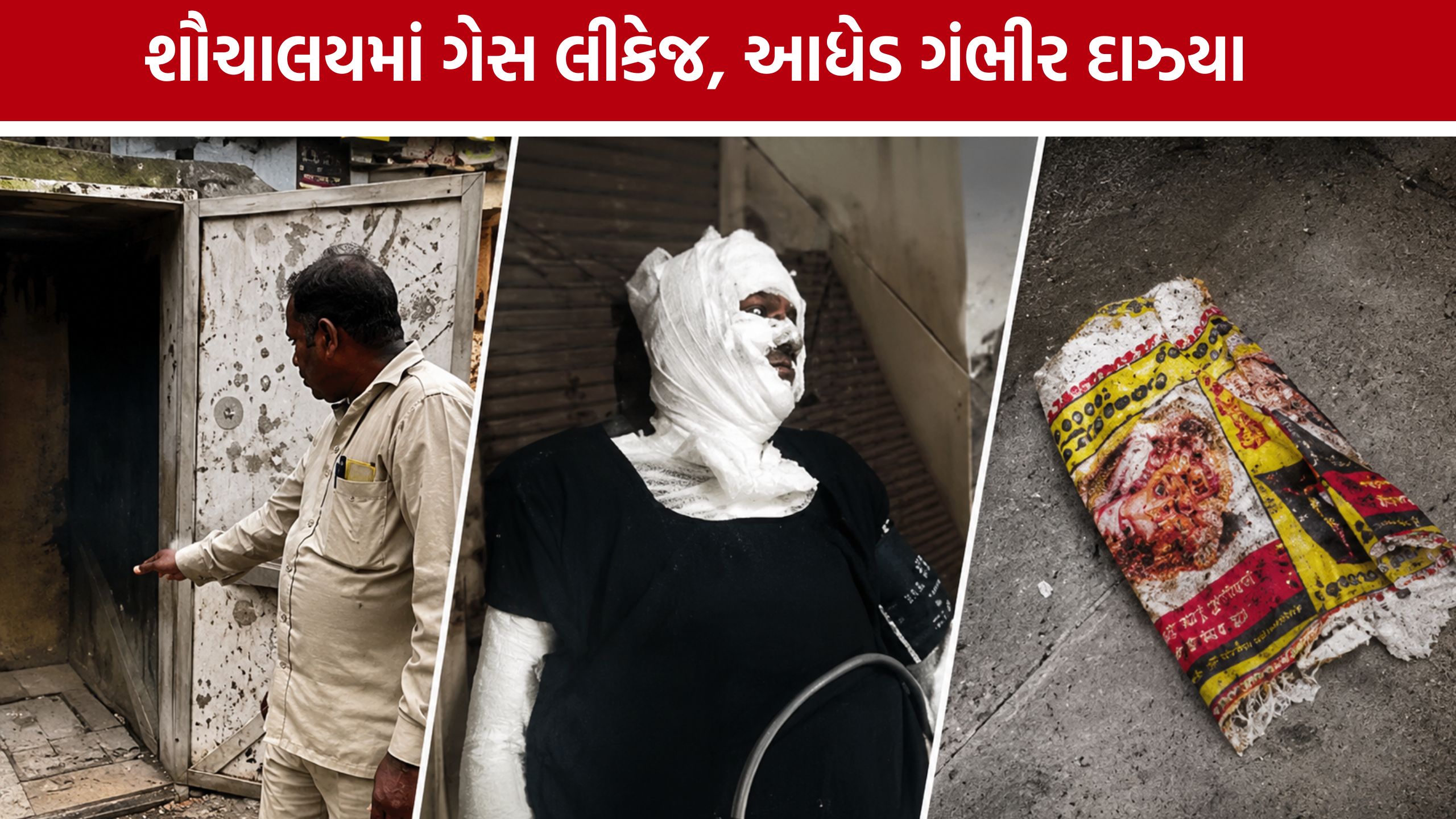 Vadodara Toilet Blast:ગેસ ભરાયેલા શૌચાલયમાં બીડી સળગાવતાં આગ ભભૂકી