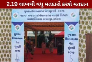 વડોદરા (Vadodara)ની માંજલપુર વિધાનસભા બેઠકની પેટા ચૂંટણી (Manjalpur By Election)માટે આજે મતદાન શરૂ થયું છે