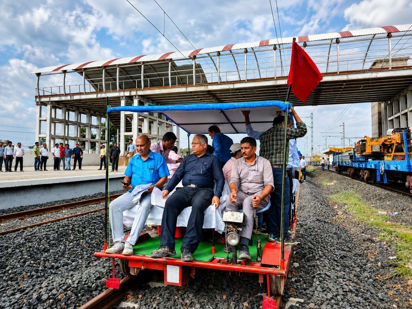 Samakhiali Bhachau Quadrupling Project: CRS નિરીક્ષણ શરૂ