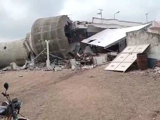 Water Tank Collapse