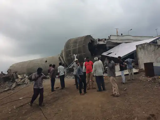 Water Tank Collapse