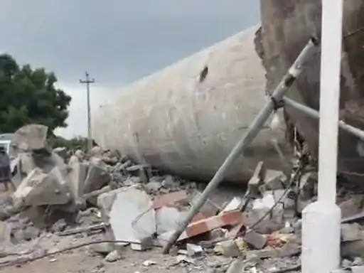 Water Tank Collapse