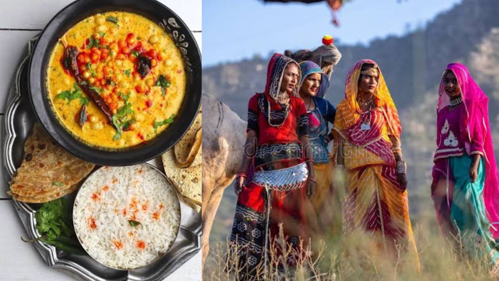rajasthani kadhi thal