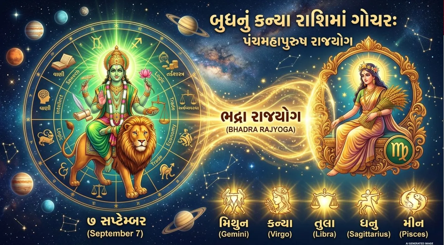 Bhadra Rajyog 2026...આ 5 રાશિઓનું નસીબ બળવાન થશે!