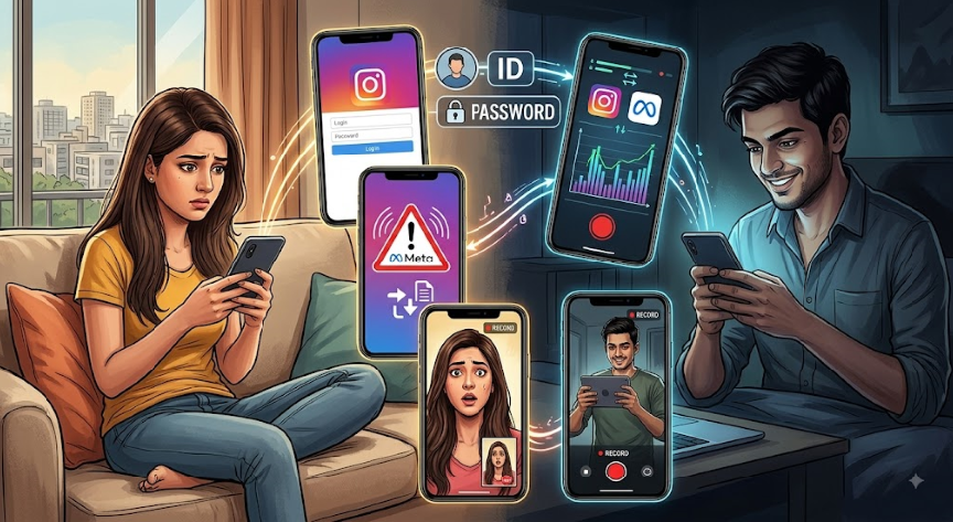 Instagram Blackmail Case