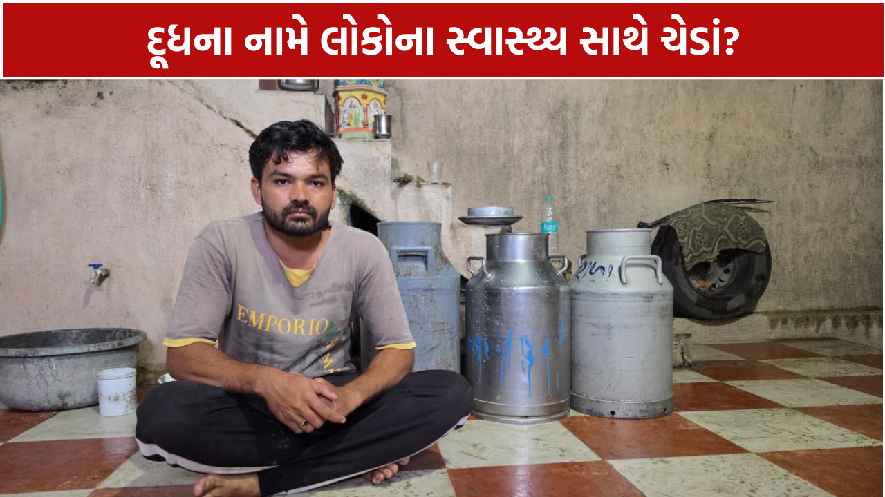 Junagadh Fake Milk: 50 લીટર શંકાસ્પદ દૂધ સાથે આરોપી ઝડપાયો