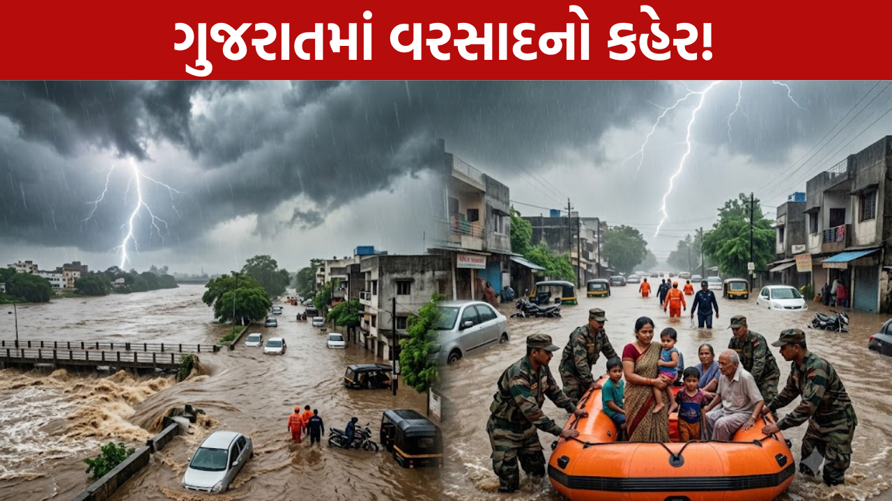 Gujarat Rain: અનેક જિલ્લામાં હાઈ એલર્ટ