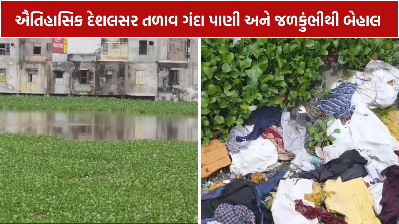 Desalsar Lake: તળાવ બન્યું ગટરનું ખાબોચિયું