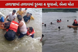 Mathavada Lake Accident: તળાવમાં ડૂબી 2 યુવાનોના મોત, 2ને સ્થાનિકોએ બચાવ્યા