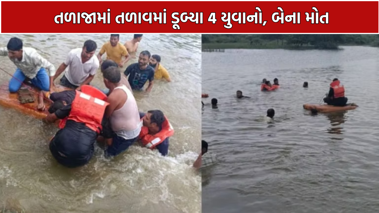 Mathavada Lake Accident: તળાવમાં ડૂબી 2 યુવાનોના મોત, 2ને સ્થાનિકોએ બચાવ્યા