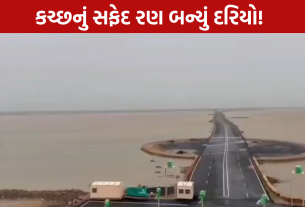 White Rann Flooded: કચ્છનું સફેદ રણ બન્યું દરિયો