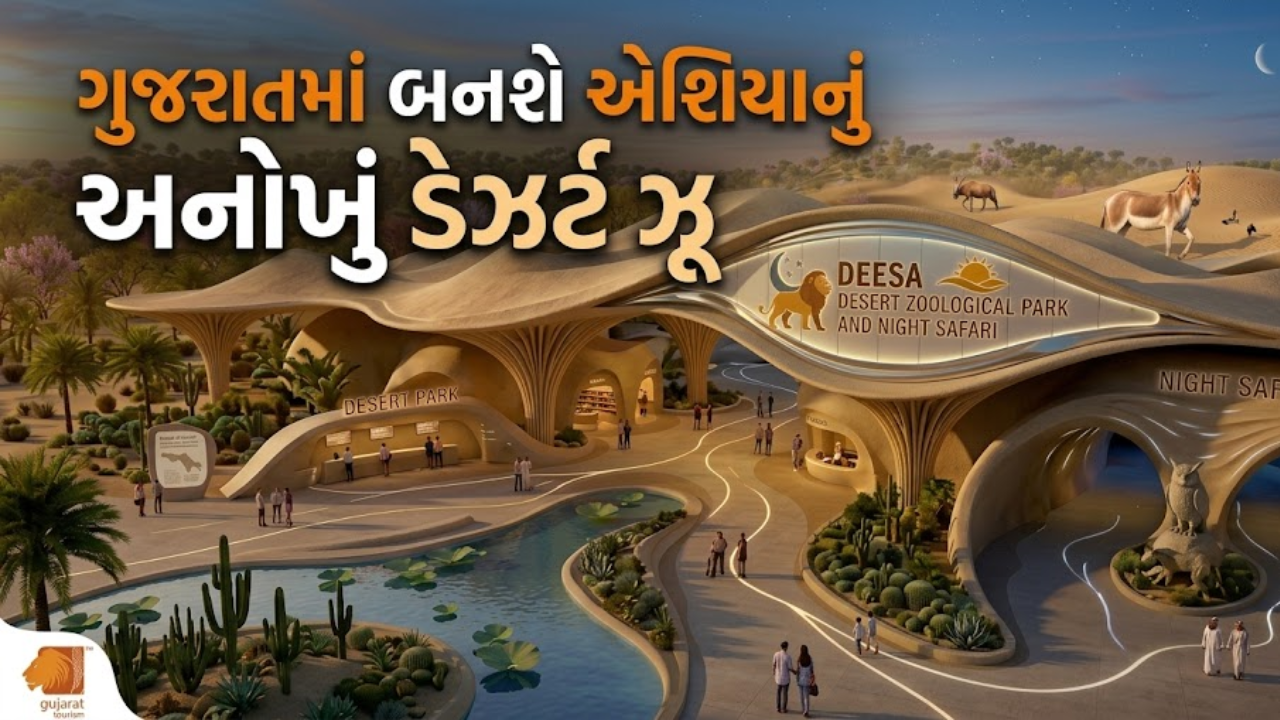 Deesa Desert Zoo: રૂ.542 કરોડના ડેઝર્ટ ઝૂમાં જોવા મળશે સિંહથી કાંગારૂ સુધીના પ્રાણી