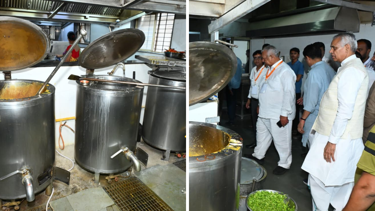 Acharya Devvrat: વિસનગર APMC ભોજનાલયની લીધી મુલાકાત