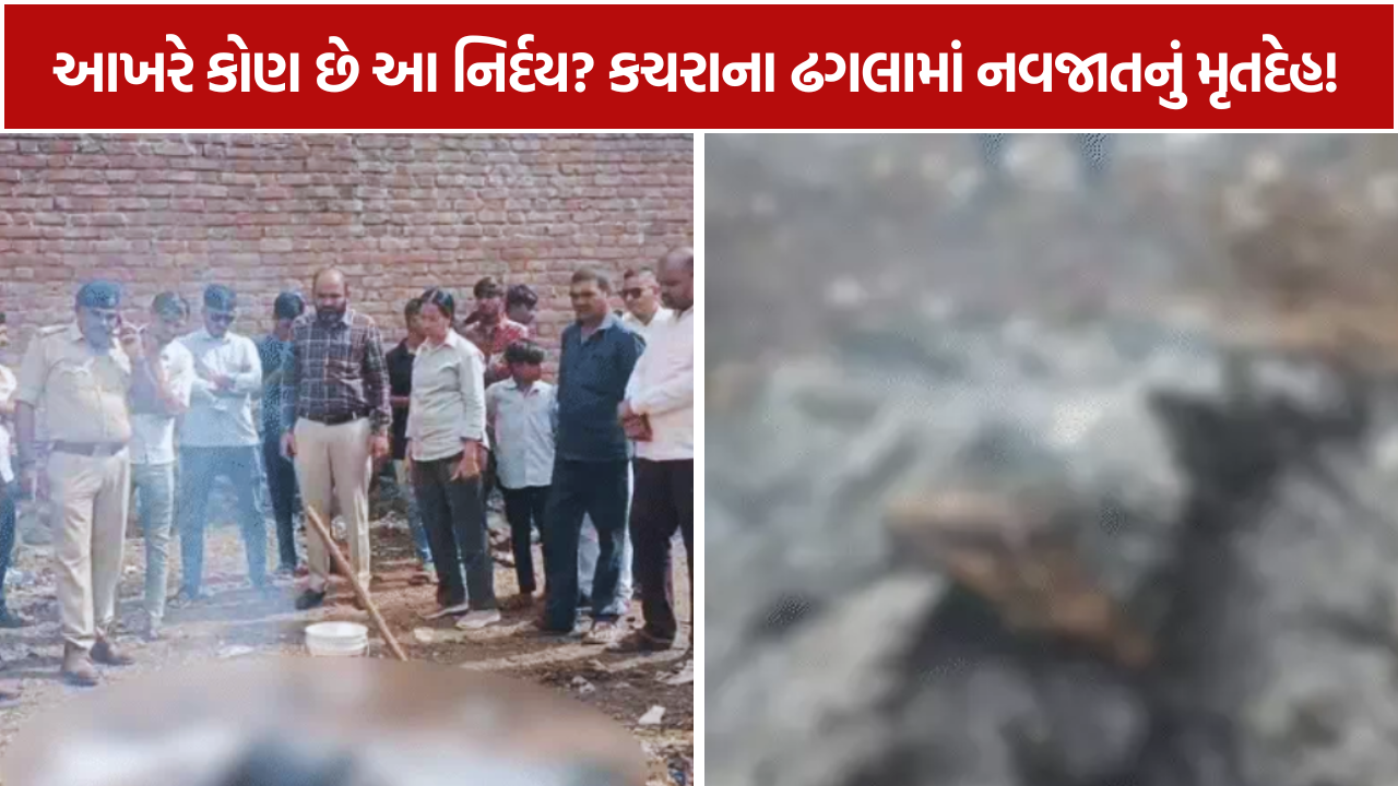 Newborn Body Case કચરાના ઢગલામાં મૃતદેહ મળતા ચકચાર