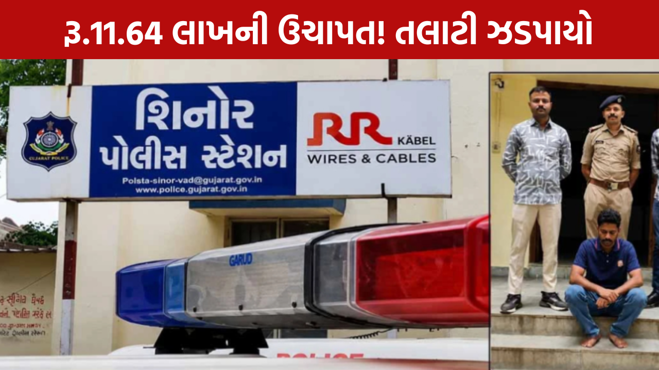 Shinor Talati Scam: 11.64 લાખની સરકારી રકમ કેસમાં ધરપકડ