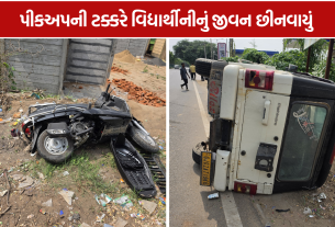 Visnagar Highway Accident: પીકઅપની ટક્કરે ધોરણ-12ની વિદ્યાર્થીનીનું મોત