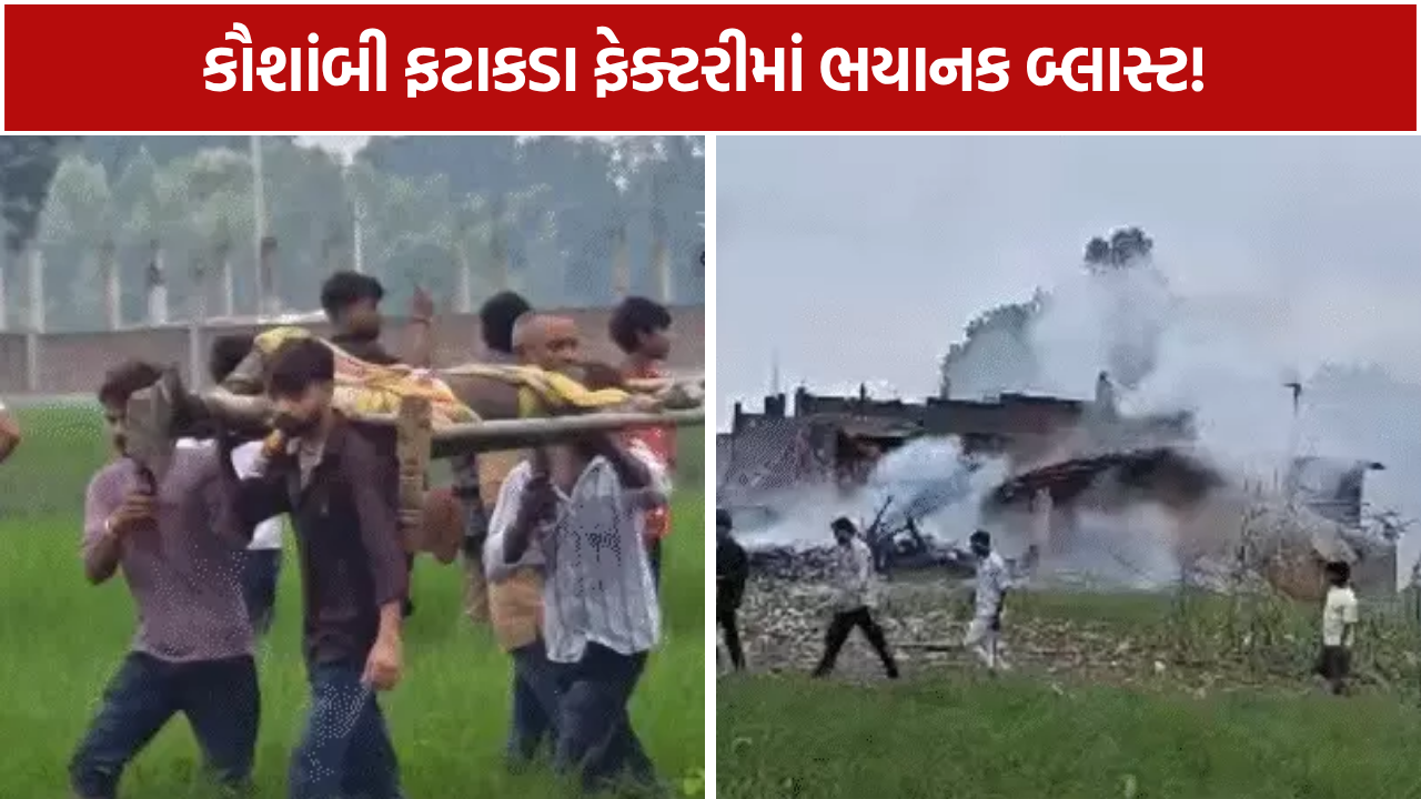 Kaushambi Firecracker Factory Blast: ફટાકડા ફેક્ટરીમાં સતત વિસ્ફોટથી 7 નાં મોત, અનેક ઘાયલ