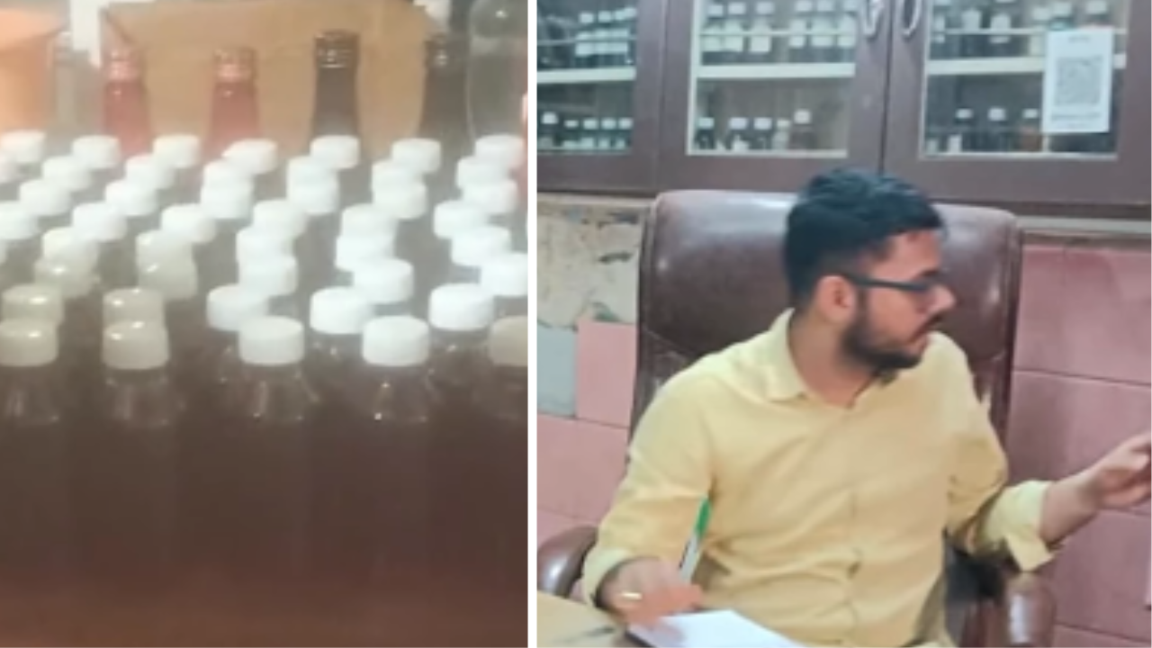 Kapadvanj FDCA raid: 160 લેબલ વગરની બોટલો મળી