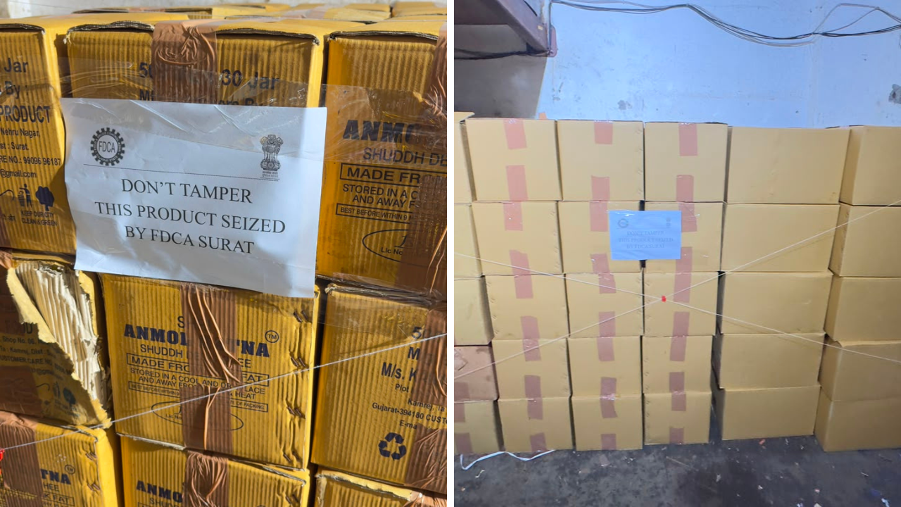 Gujarat Food Adulteration: સુરત અને ડીસામાંથી રૂ.35 લાખથી વધુનો શંકાસ્પદ ઘી-તેલ જપ્ત