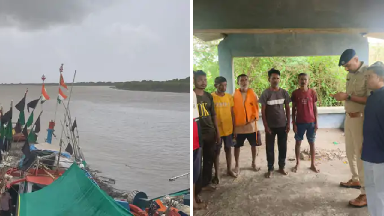 Navsari Fishing Boat: ફસાયેલી બોટમાંથી 9 માછીમારોનું SUCCESSFUL Rescue