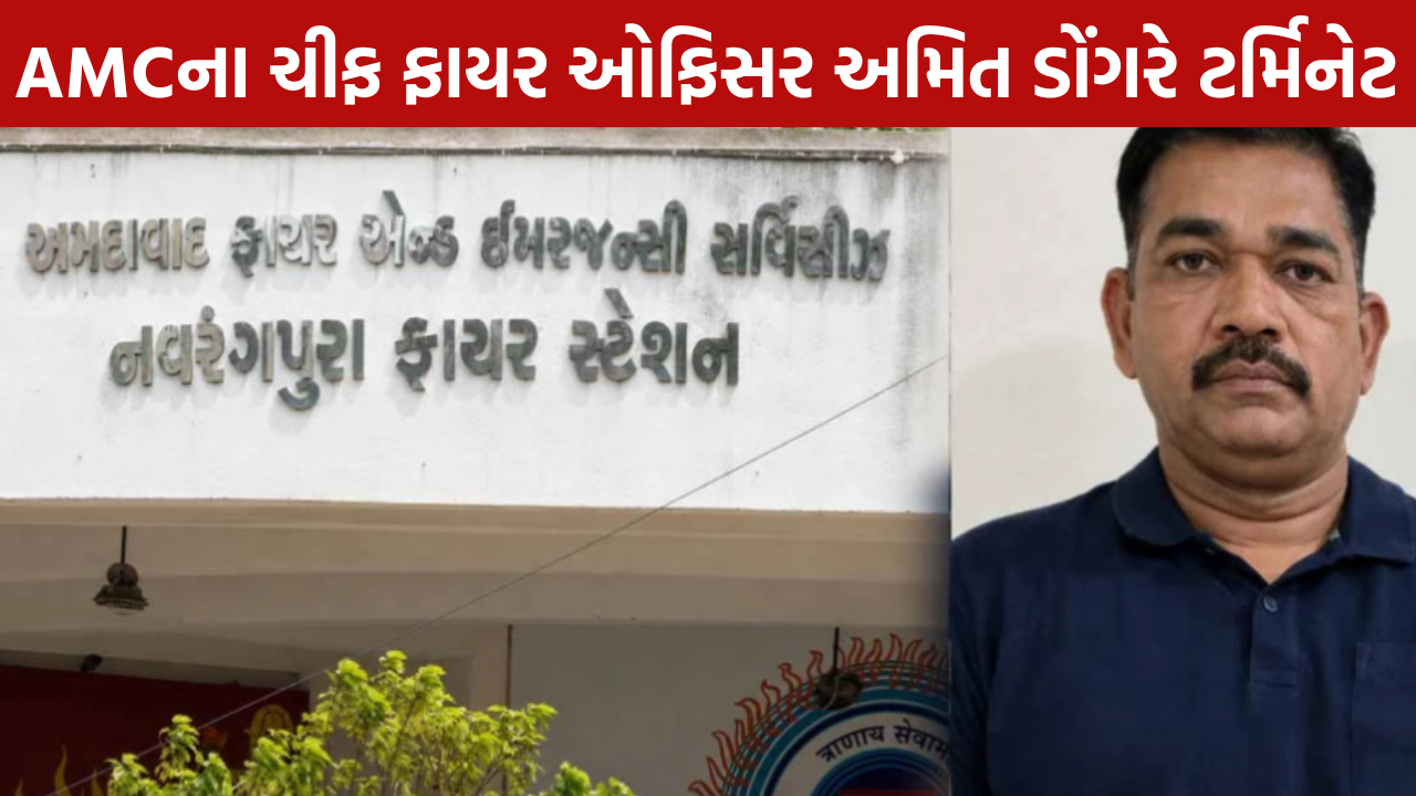 AMC CFO Amit Dongre 36 હજારની લાંચ, ટર્મિનેશન