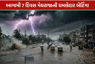 Gujarat Rain Forecast: આગામી 7 દિવસ વરસાદની આગાહી