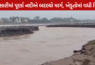 Purna River: બદલ્યો વહેણ, ખેડૂતો ચિંતામાં
