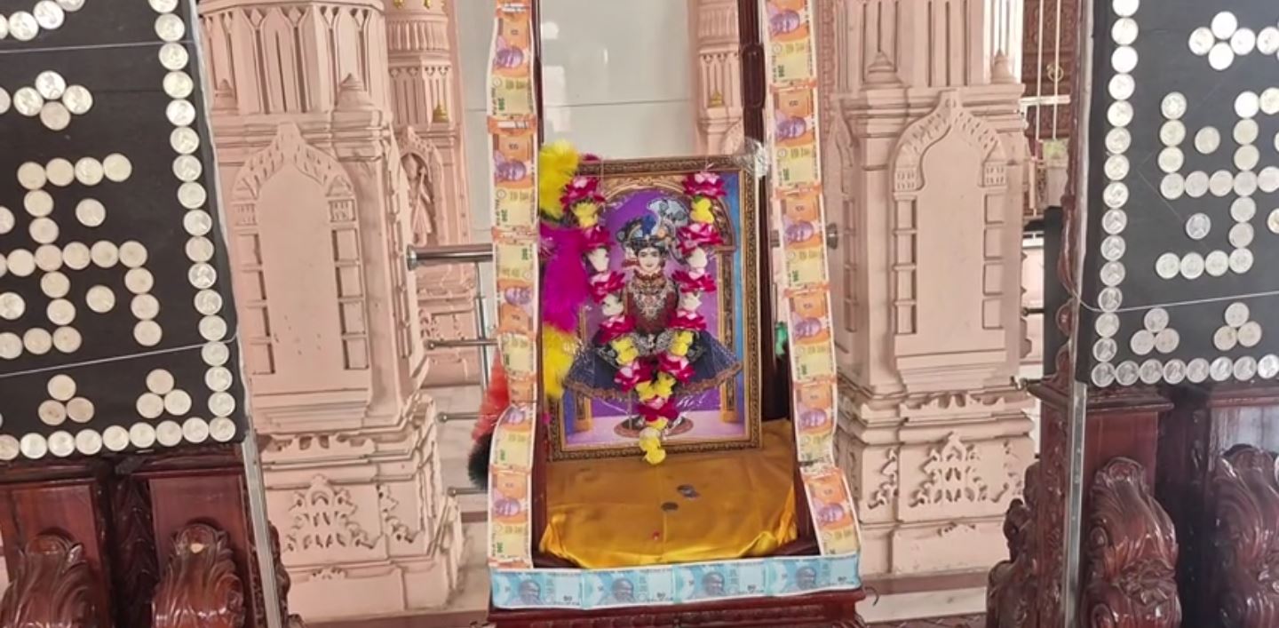 Krishna Hindola Darshan: હિંમતનગરમાં શ્રીકૃષ્ણનો UNIQUE હિંડોળો! 500+ પૌરાણિક સિક્કાઓથી ભવ્ય શણગાર