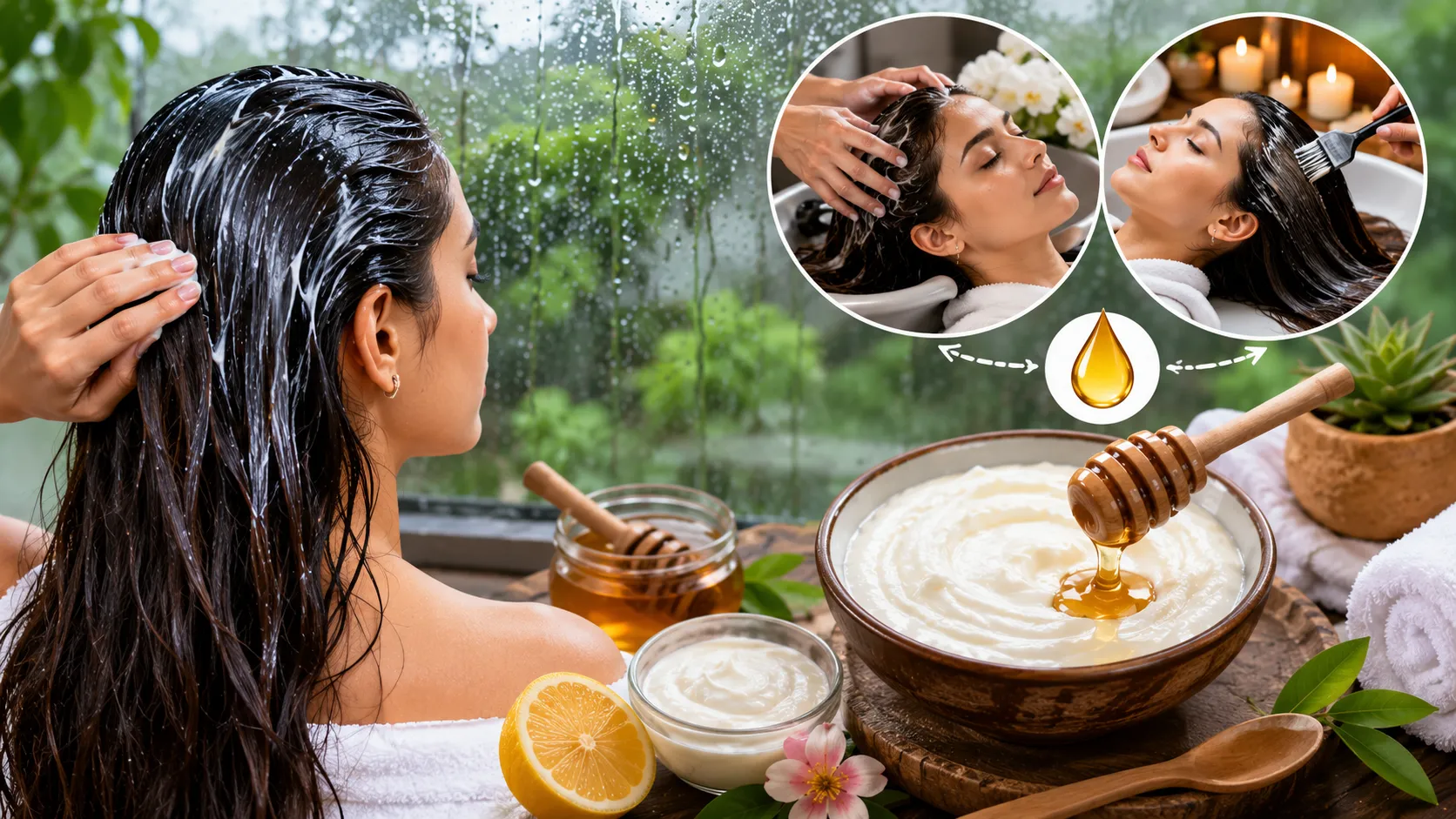 Take care-your hair during the monsoon.