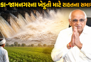 Relief news for the farmers of Dwarka-Jamnagar Farmers will receive 600 cusecs of water through the SAUNI Yojana